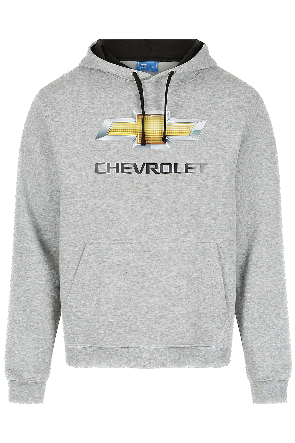 Chevrolet Gold Bowtie Hoodie Grey