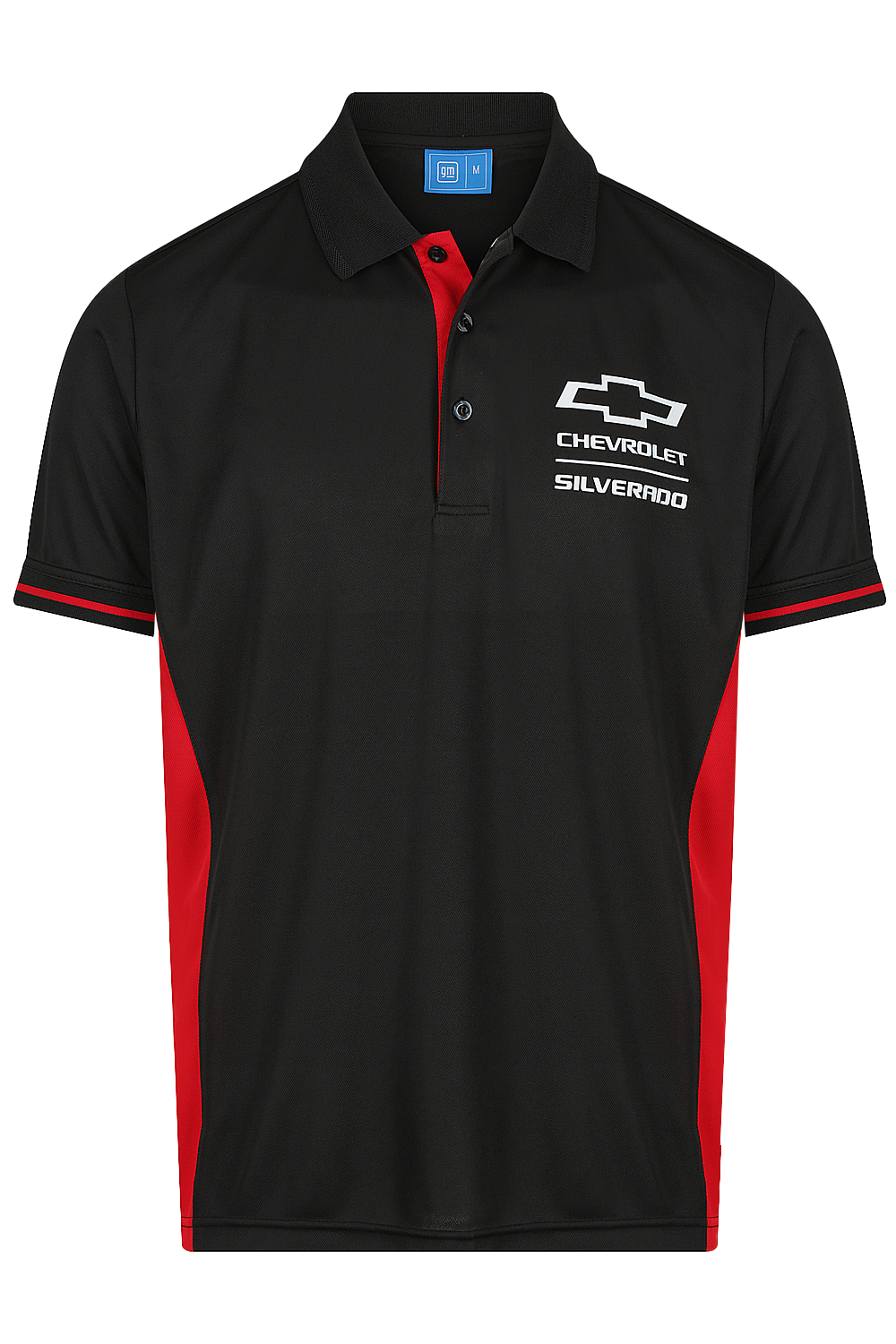 Mens Silverado Polo Shirts Elite Black/Red