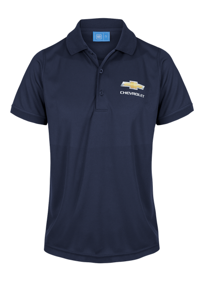 Ladies Chevrolet Polo Shirts Performance Navy