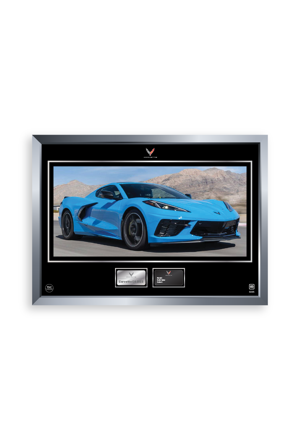 One-of-a-kind Corvette Custom Framed Vehicle