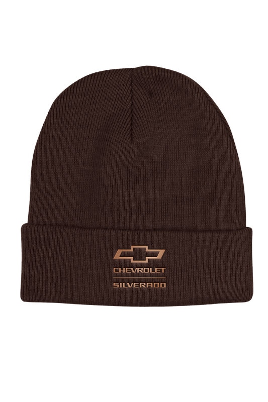 Silverado Roll Up Brown Beanie