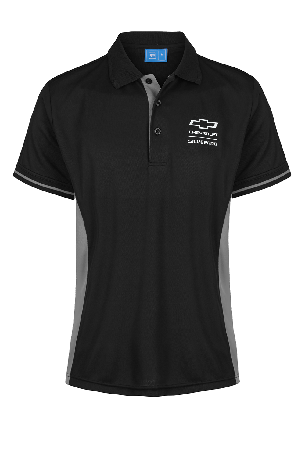 Ladies Silverado Polo Shirts Elite Black/Grey