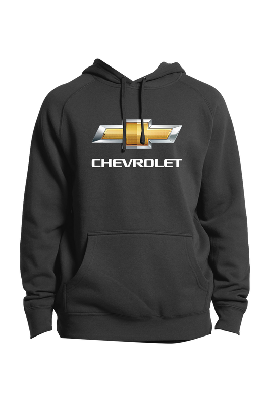 Chevrolet Gold Bowtie Hoodie Charcoal