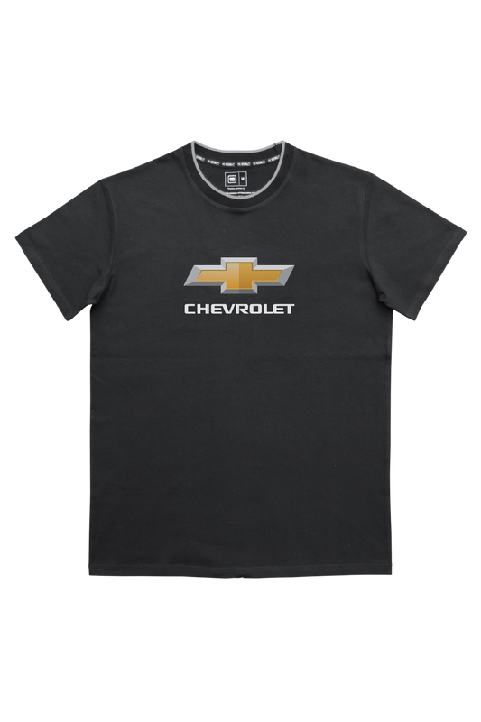 Chevrolet Colour Logo T-Shirt - Black