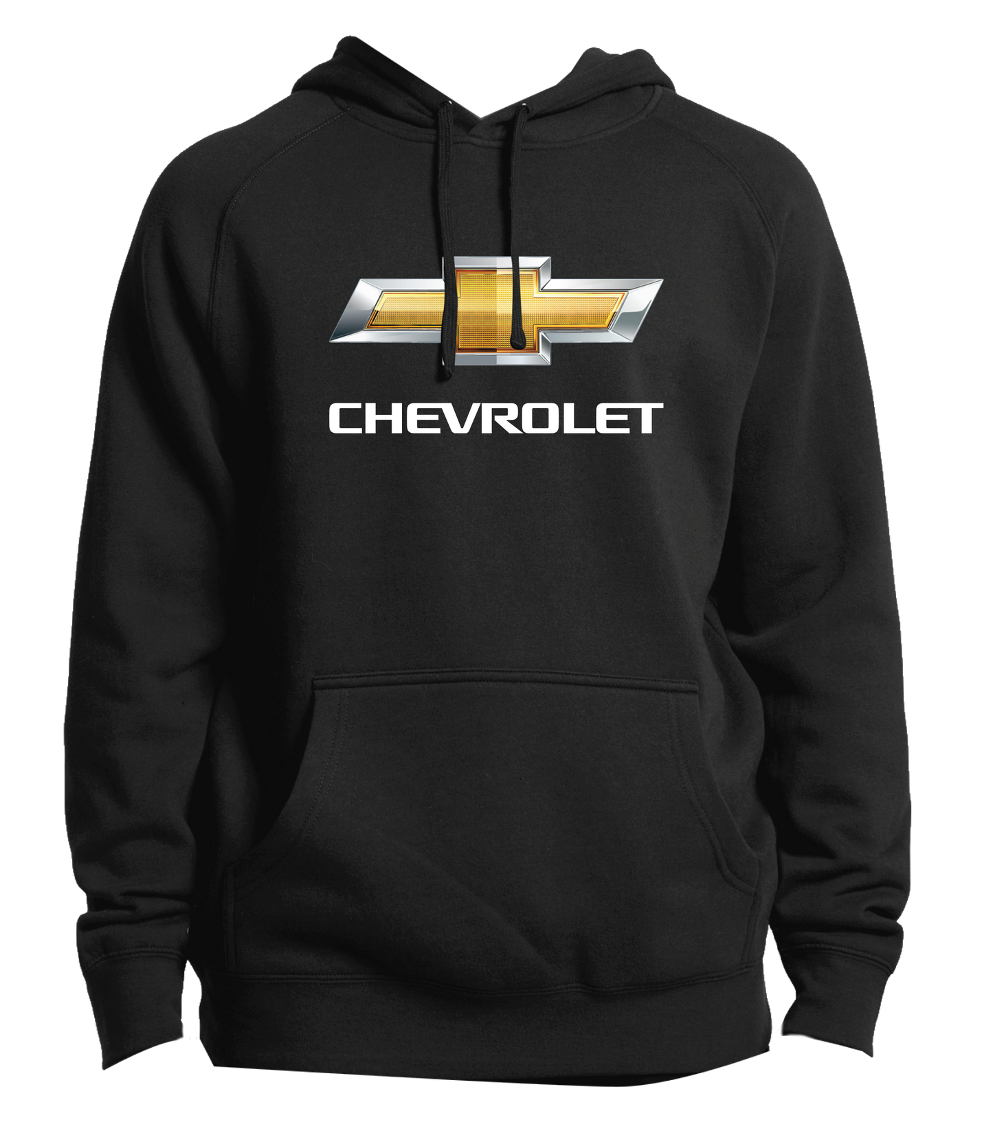 Chevrolet Gold Bowtie Hoodie Black - Limited Stock Available