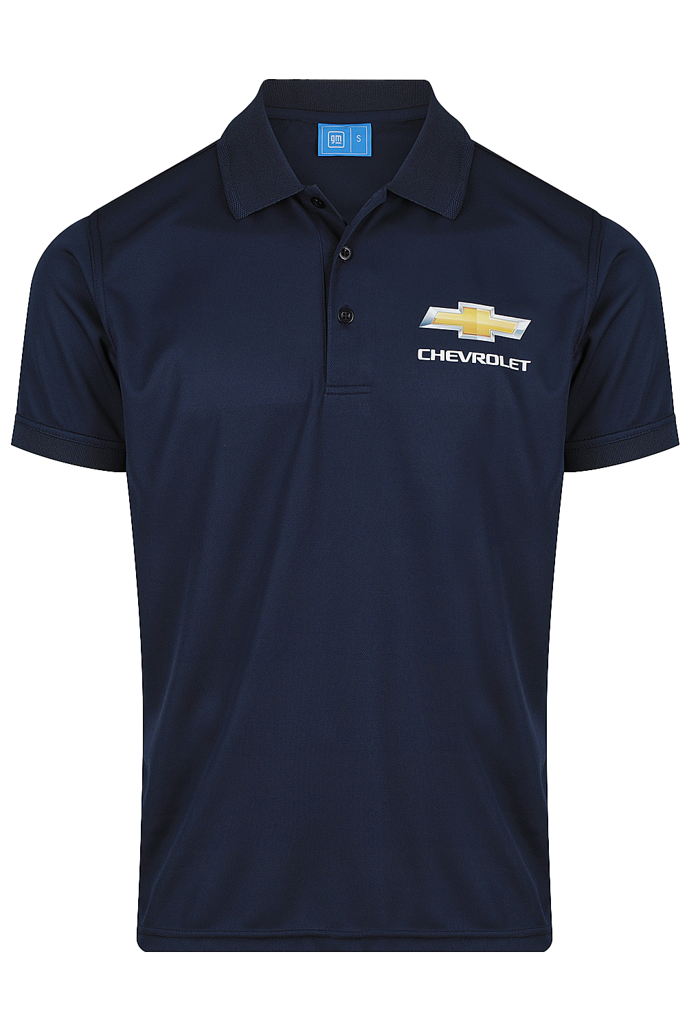 Mens Chevrolet Polo Shirts Performance Navy