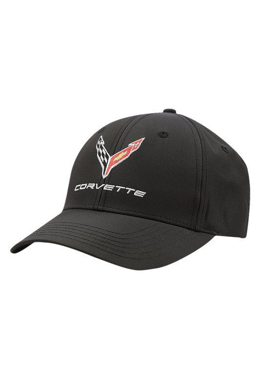 Corvette Stay Dri Performance Cap Black (Sold Out)
