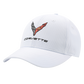 Corvette Stay Dri Performance Cap White
